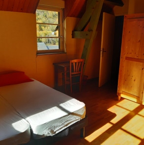 Petit refuge, chambre à l'étage